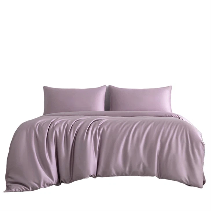 Tencel Solid Color Four-piece Bedding Set factory